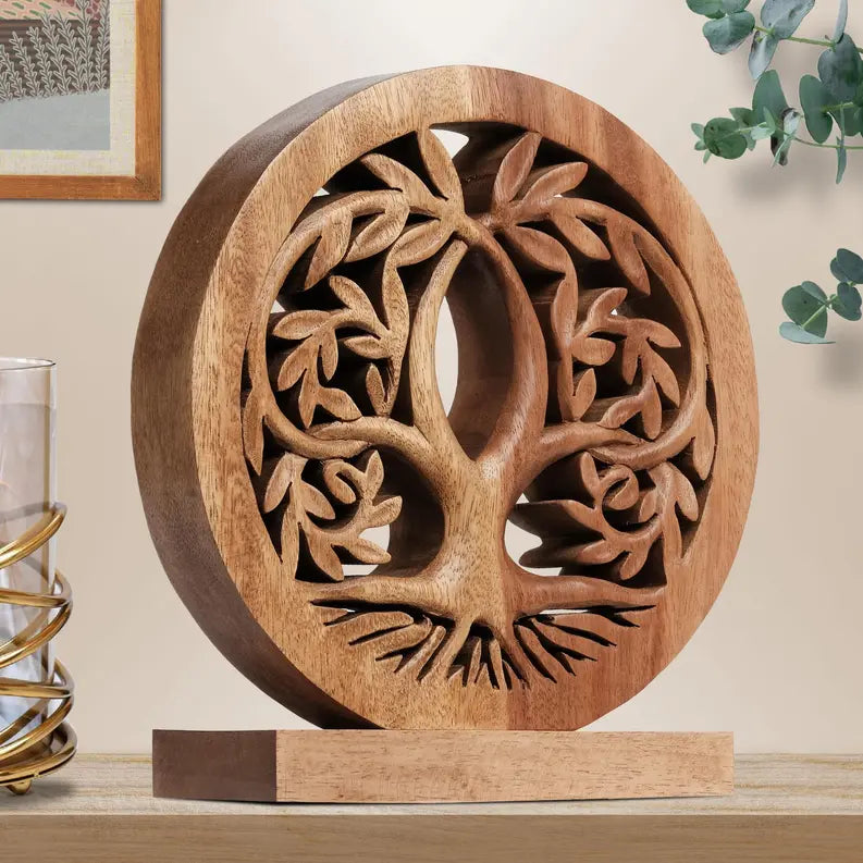 Handmade Wooden Sculpture Decozen