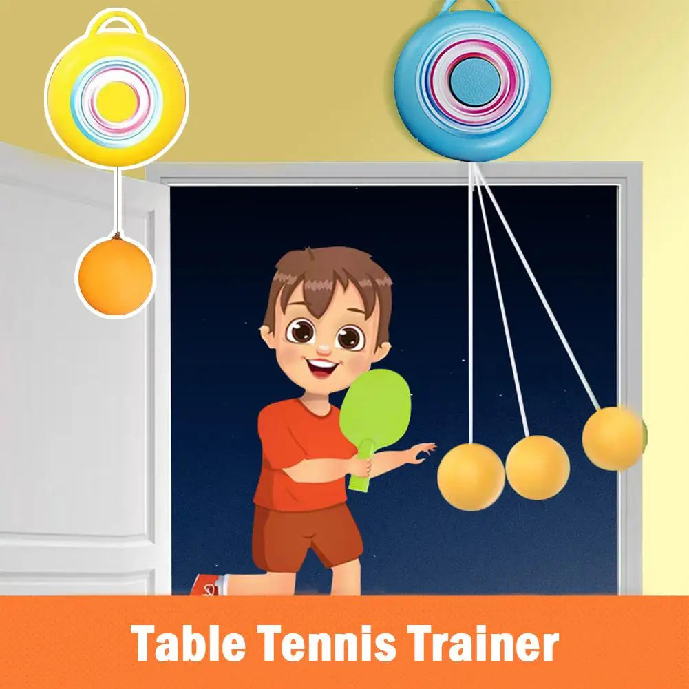 Hanging Table Tennis Trainer Hand-eye Coordination Table Tennis Set Indoor Hanging Table Tennis For Parent-Child Interaction No