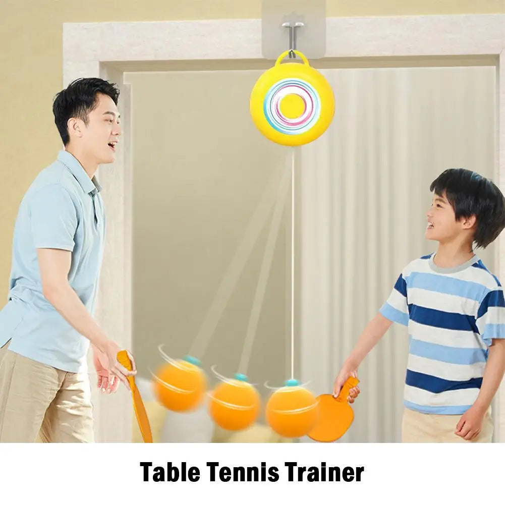 Hanging Table Tennis Trainer Hand-eye Coordination Table Tennis Set Indoor Hanging Table Tennis For Parent-Child Interaction No