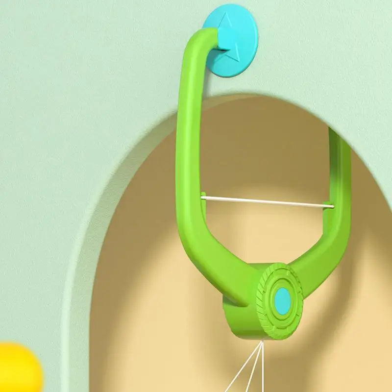 Hanging Table Tennis Trainer Table Tennis Self Training Set 2 Racket &amp; 3 Practice Ball Hanging Pingpong Self-training Set Parent