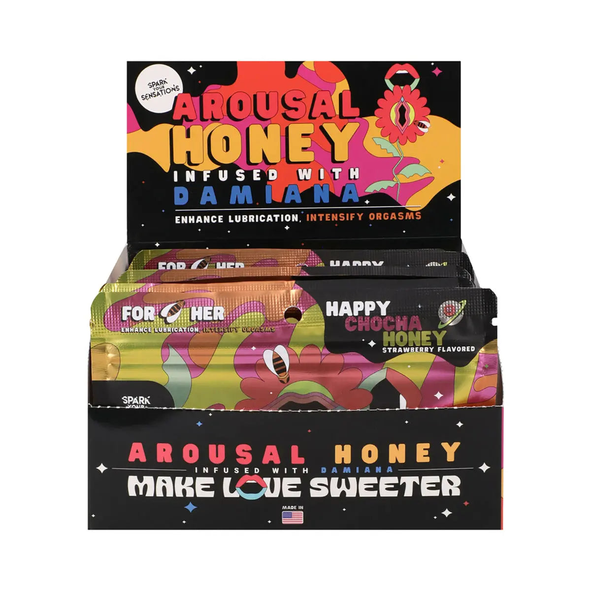 Happy Chocha Honey 12-Pack Display Doc Johnson
