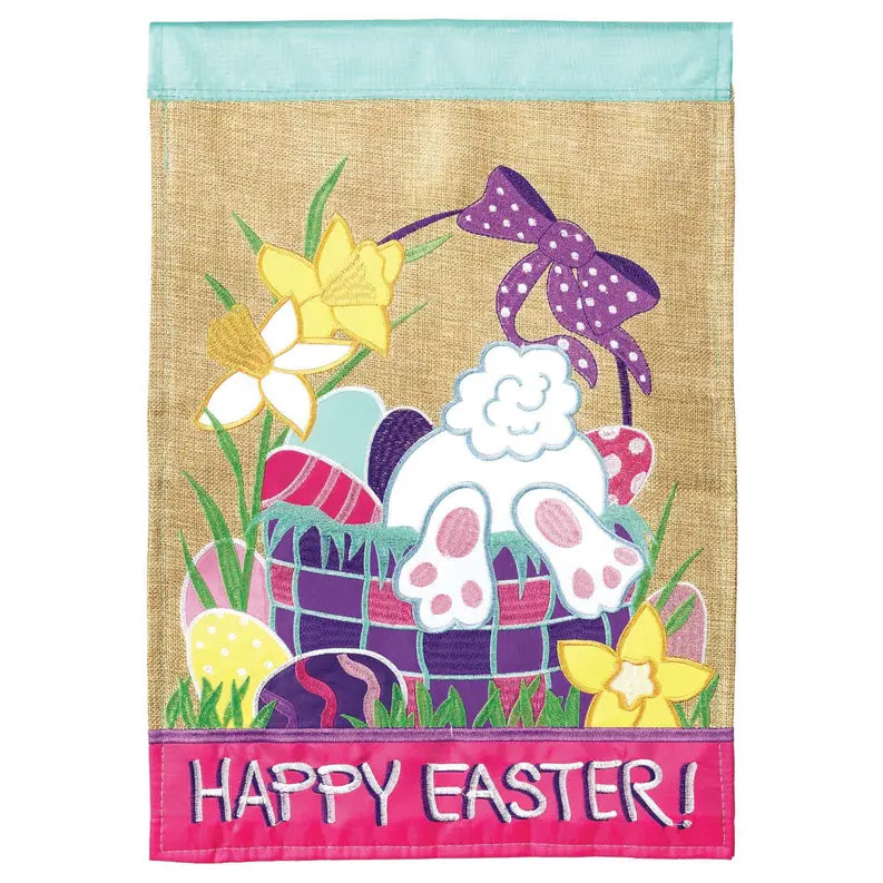 Happy Easter Burlap Dicksons Inc