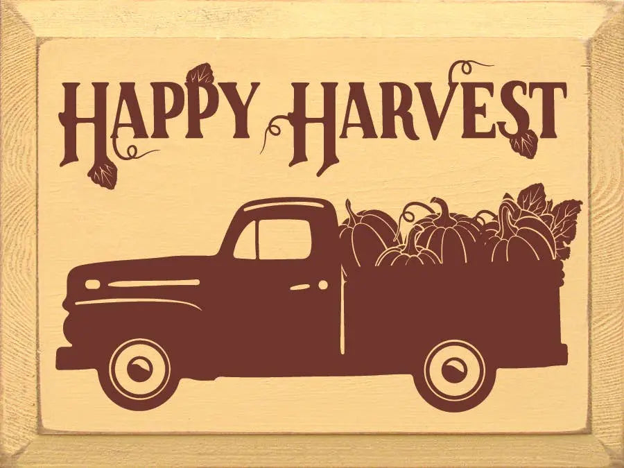 Happy Harvest Vintage Truck Sawdust City