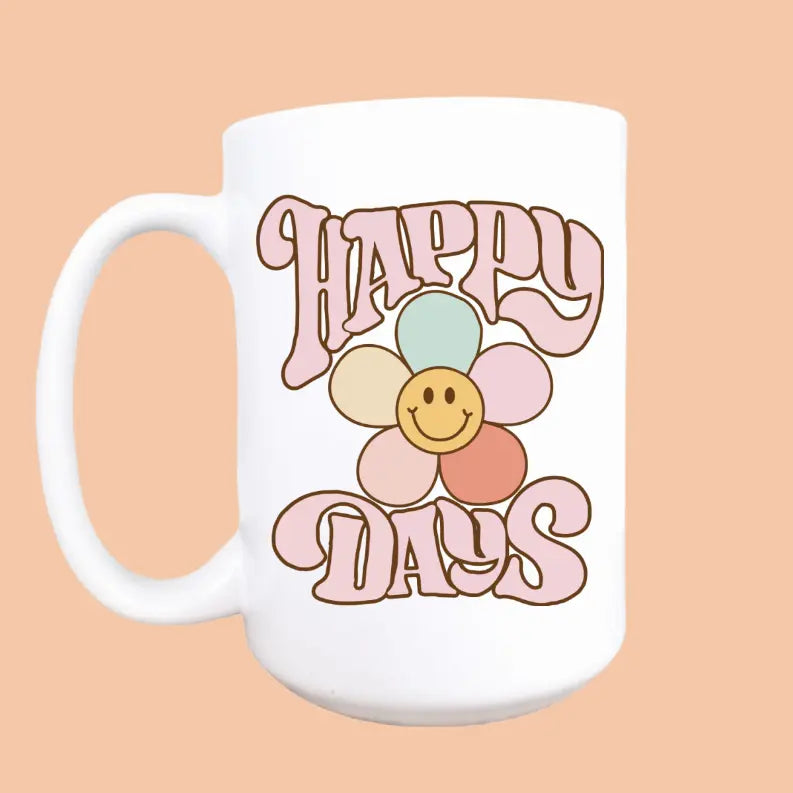 Happy days ceramic coffee mug Mug & Mini