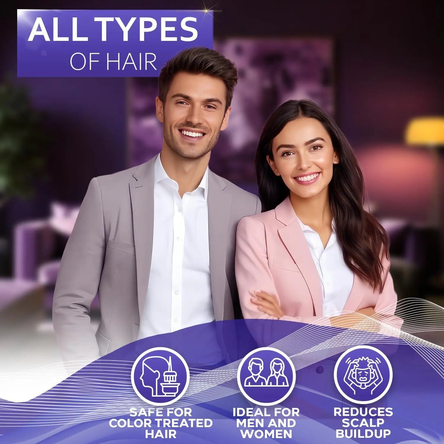 Hard Water Shampoo and Conditioner Set   Sulfate Free Hair Care Products for Women and Men   Moisturizing Treatment with Chelating Properties for a Deep Clean   Remover for Cleansing Mineral Build Up Bellisso
