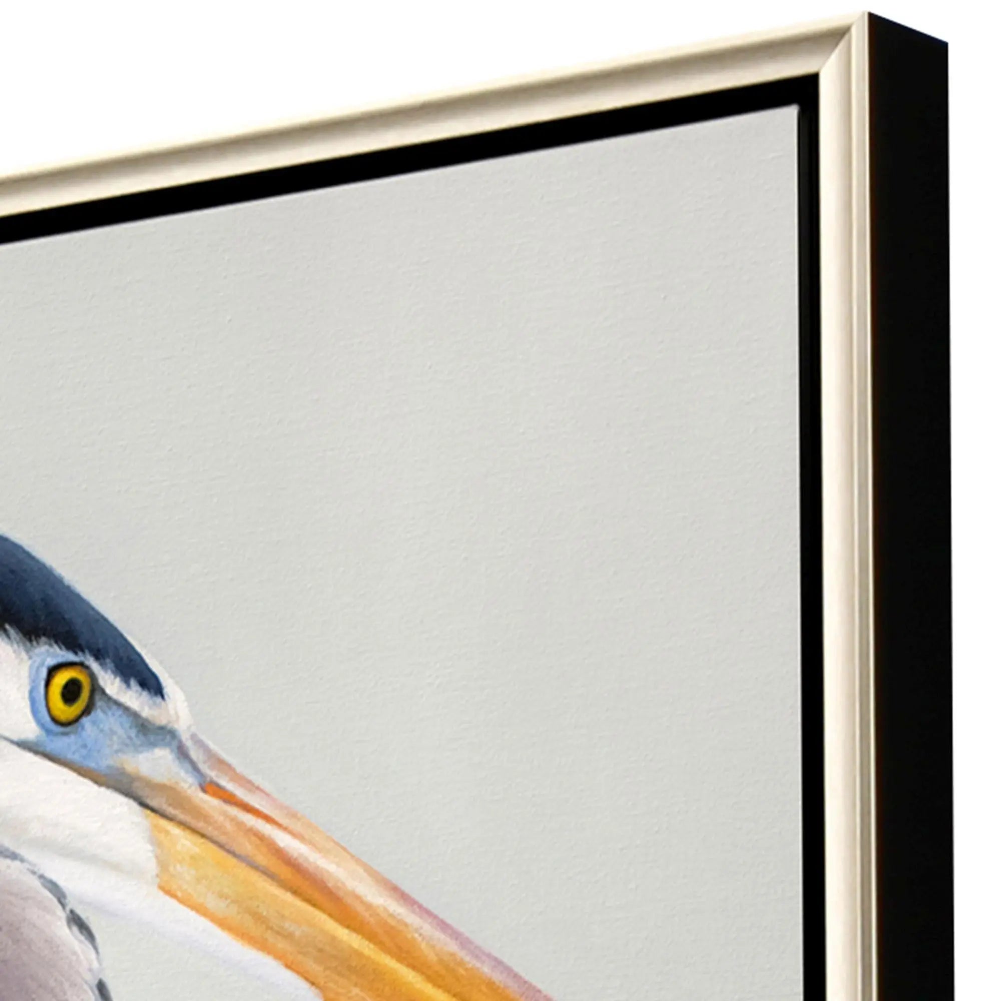 Harmony Silver Floater Frame Wall Art Homeroots Home Decor