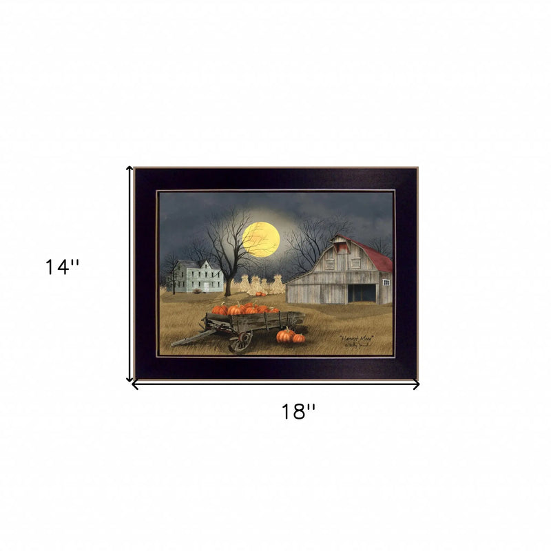 Harvest Moon 2 Black Framed Print Kitchen Wall Art Homeroots Home Decor