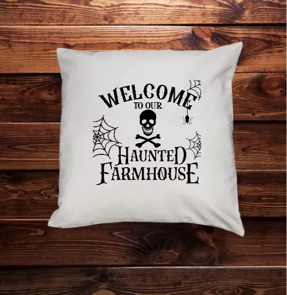 Haunted Farmhouse Pillow Cover The Adorned Willows Marketplace LLC