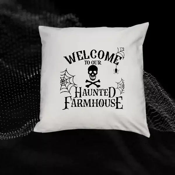 Haunted Farmhouse Pillow Cover The Adorned Willows Marketplace LLC
