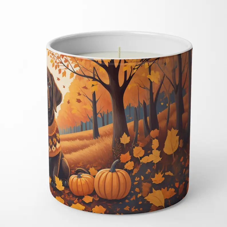 Havanese Fall Decorative Soy Candle Caroline's Treasures