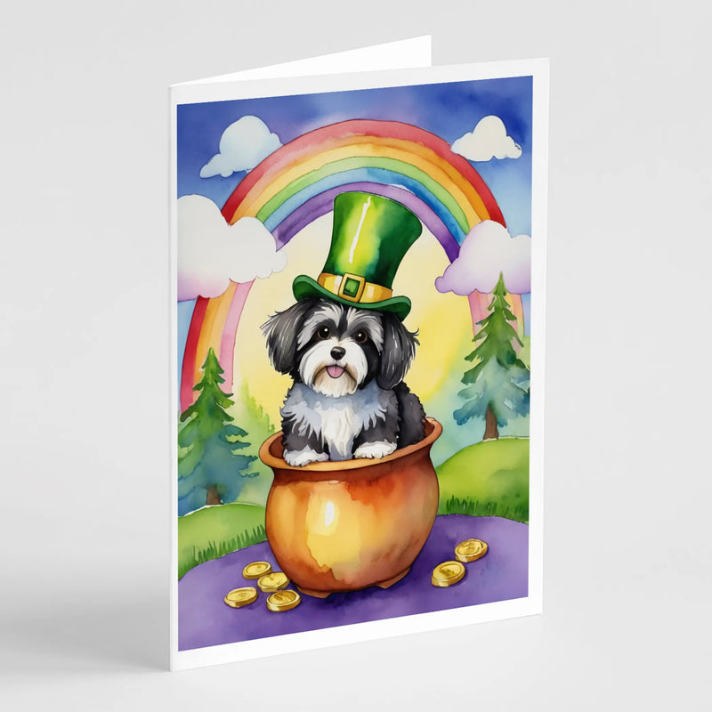 Havanese St Patrick's Day Greeting Cards Pack of 8 Caroline's Treasures