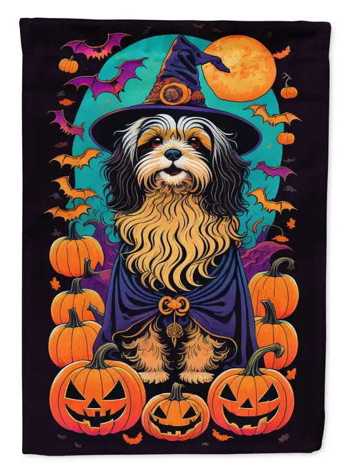 Havanese Witchy Halloween Garden Flag Caroline's Treasures