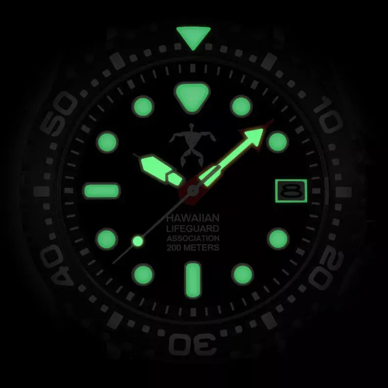Hawaiian Lifeguard Association Dive Watch Quartz Hawaiian Lifeguard Association