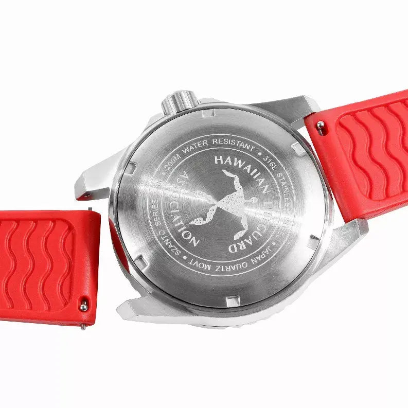 Hawaiian Lifeguard Association Dive Watch Quartz Hawaiian Lifeguard Association