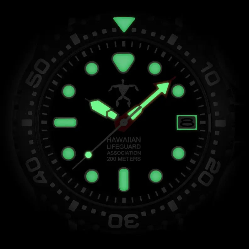 Hawaiian Lifeguard Association Dive Watch Quartz Hawaiian Lifeguard Association