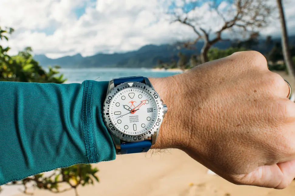 Hawaiian Lifeguard Association Dive Watch Quartz Hawaiian Lifeguard Association