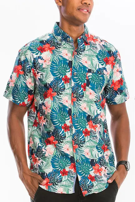 Hawaiian Print Shirt WEIV