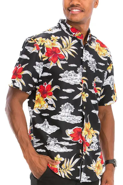 Hawaiian Print Shirt WEIV