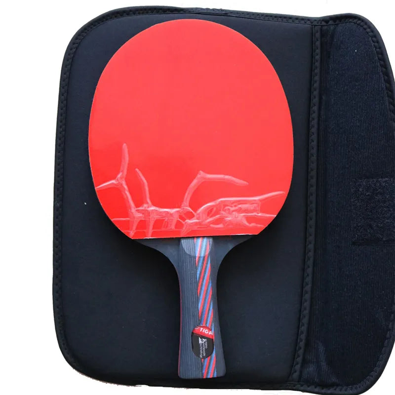 Professional Hybrid wood 9.8 table tennis racket with brand pimples in table tennis rubber FL handle CS handle ping pong bat