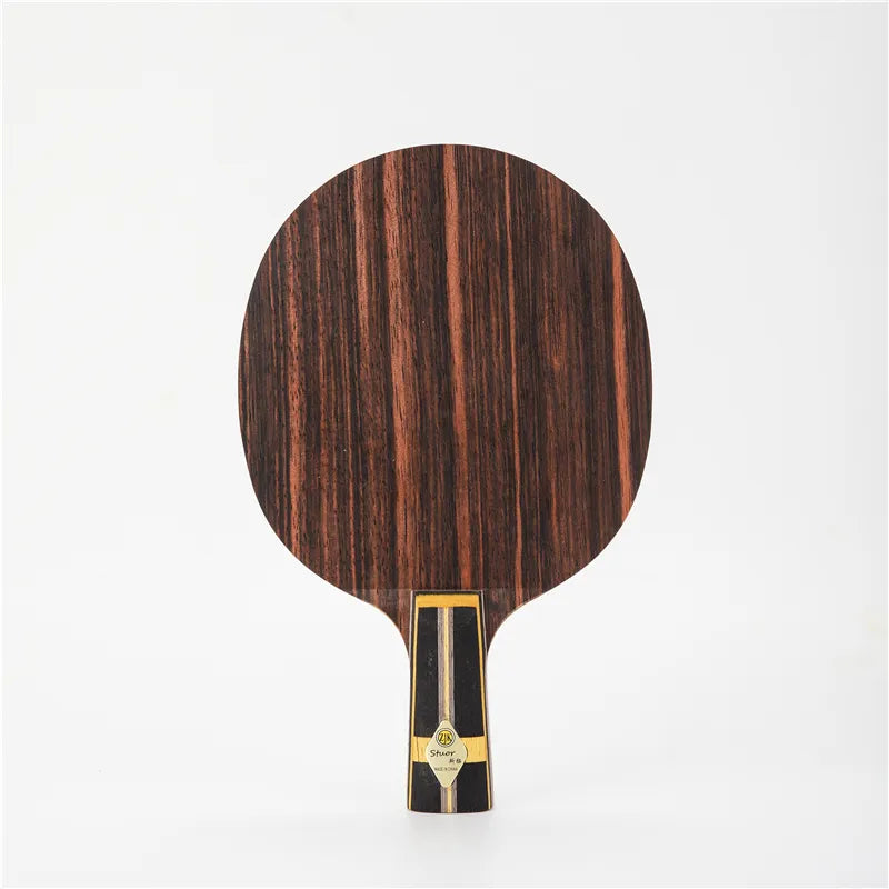 Stuor BLACK GOLD Violent Ebony Carbon ZLC built-in ALC inner Table Tennis Blade Ping Pong Racket fast attack High elasticity short handle CS