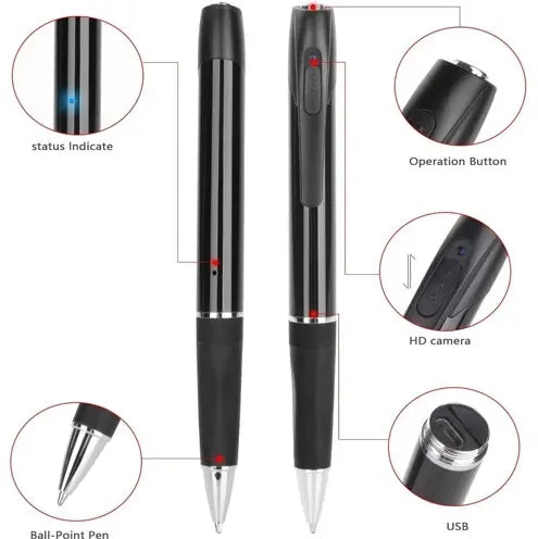 Hd Pen Hidden Camera With Built In Dvr Safety Technology