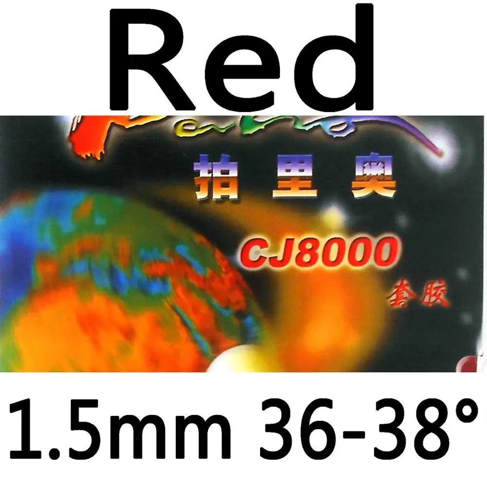 Palio CJ8000 (2-Side Loop Type) Pips-In Table Tennis (PingPong) Rubber With Sponge - Red 1.5mm H36-38