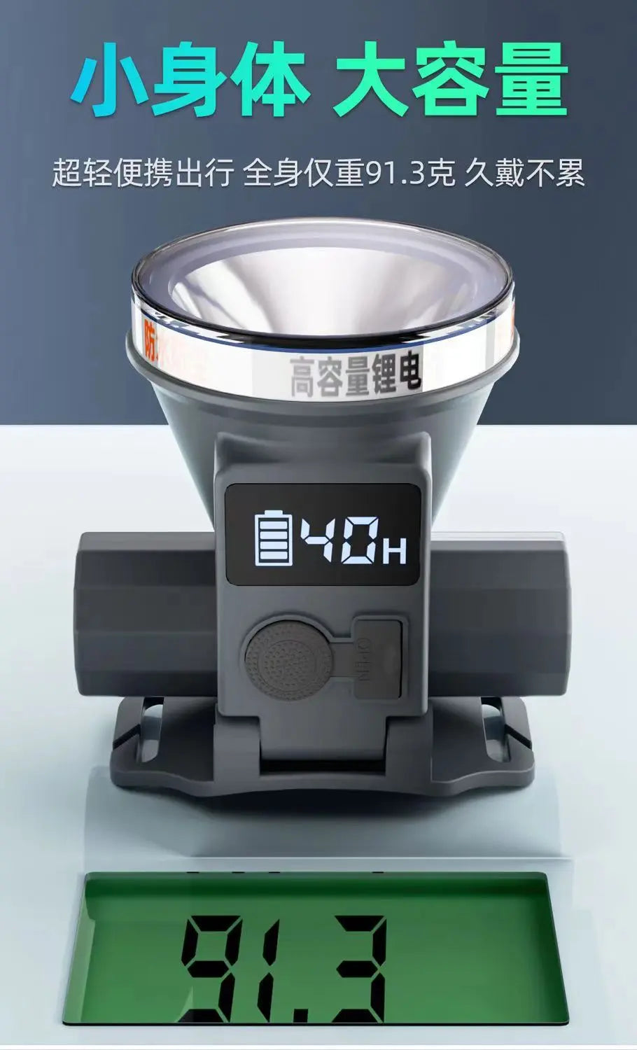Headlight Strong Light Outdoor Special Led Ultra-Long Battery Life Rechargeable Waterproof Searchlight Super Bright Night Fishing Long-Range Fishing Light GreatEagleInc