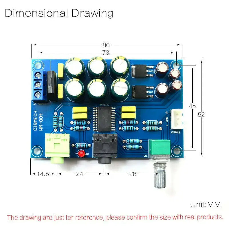 Headphone-amplifier-board-TPA6120-2.0-Channels-HIFI-high-fidelity-Audio-Earphone-Amplifiers-GreatEagleInc-334215118
