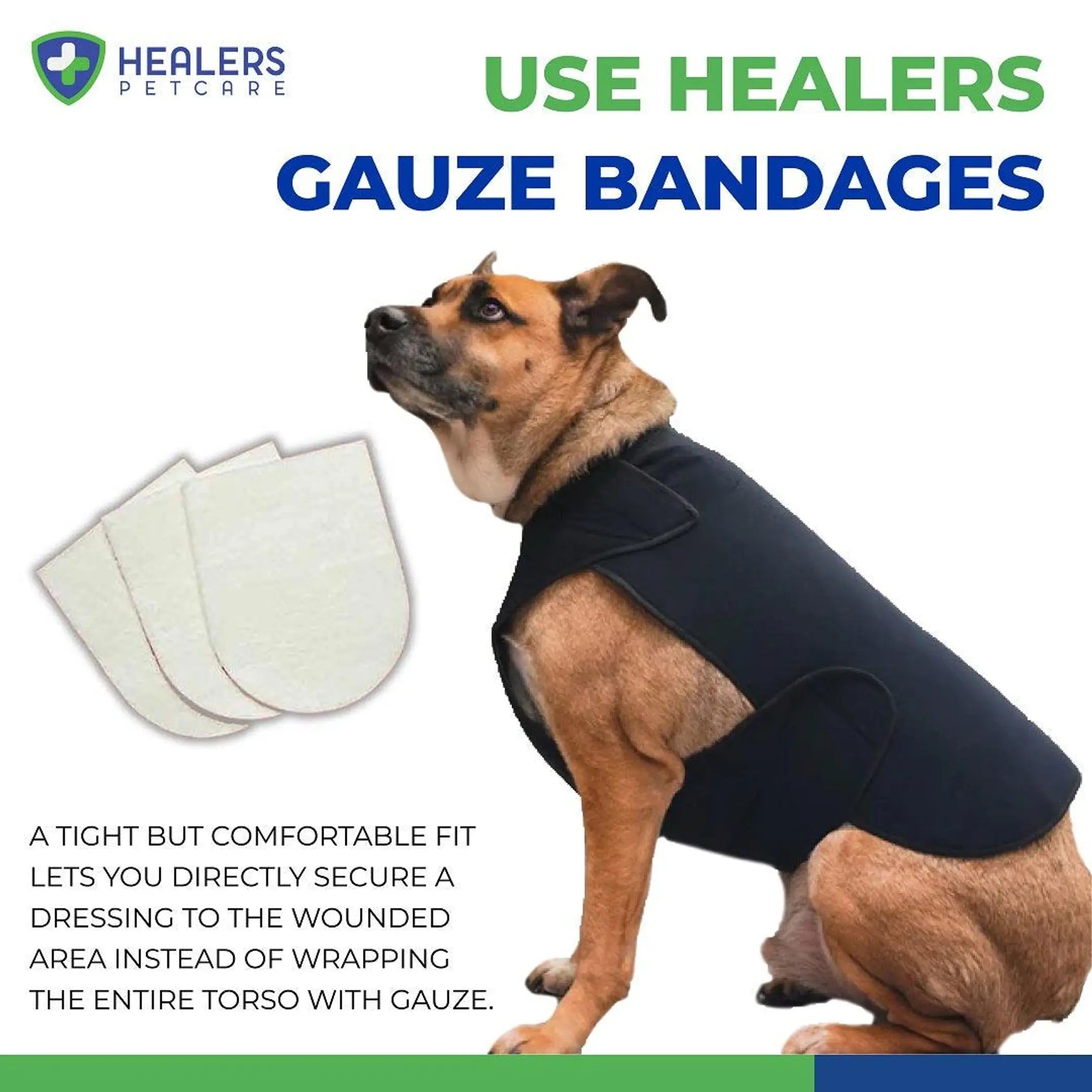 Healers Gauze Replacements - 2" Squares Healers Petcare
