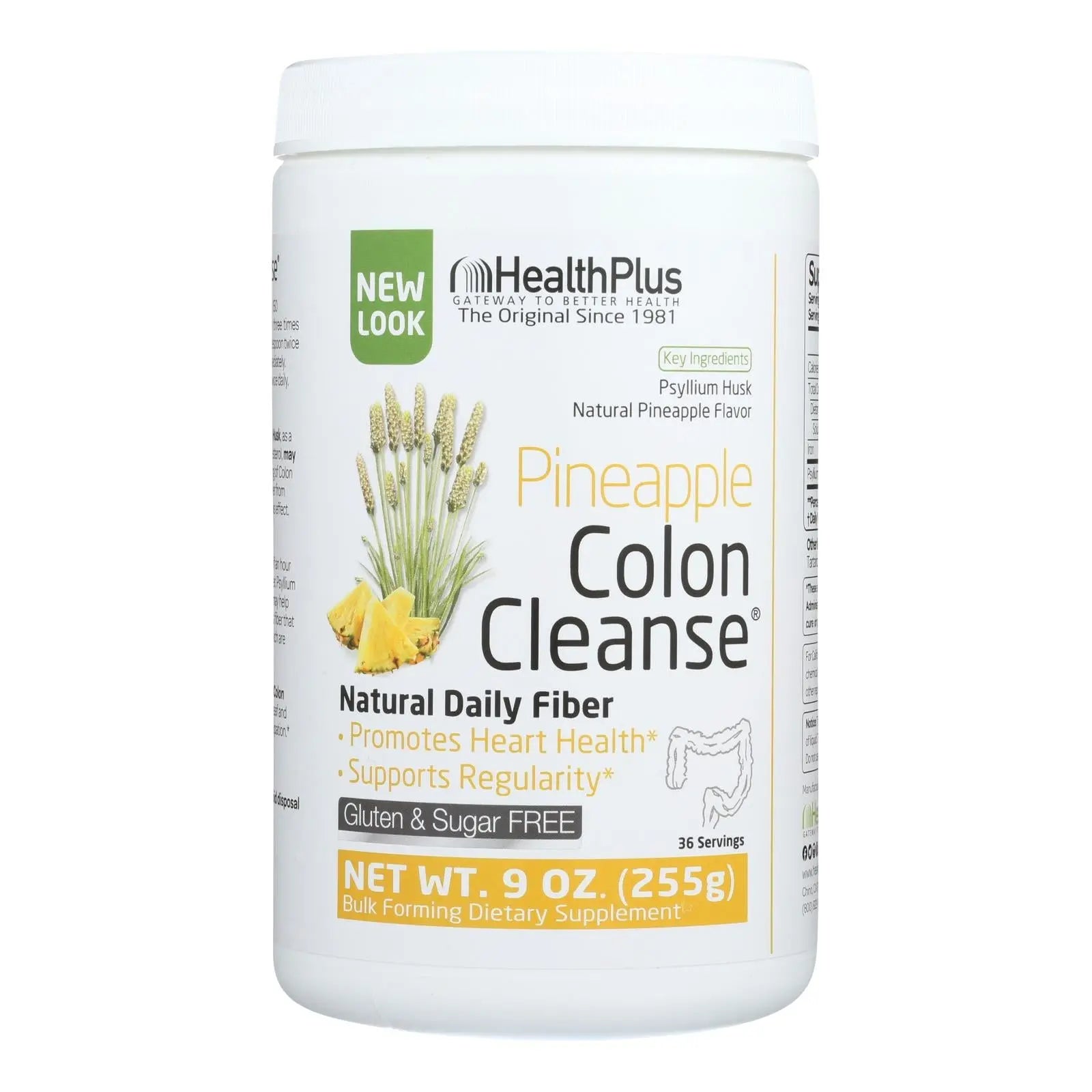 Health Plus - Colon Cleanse - Pineapple Stevia - 9 Oz Health Plus