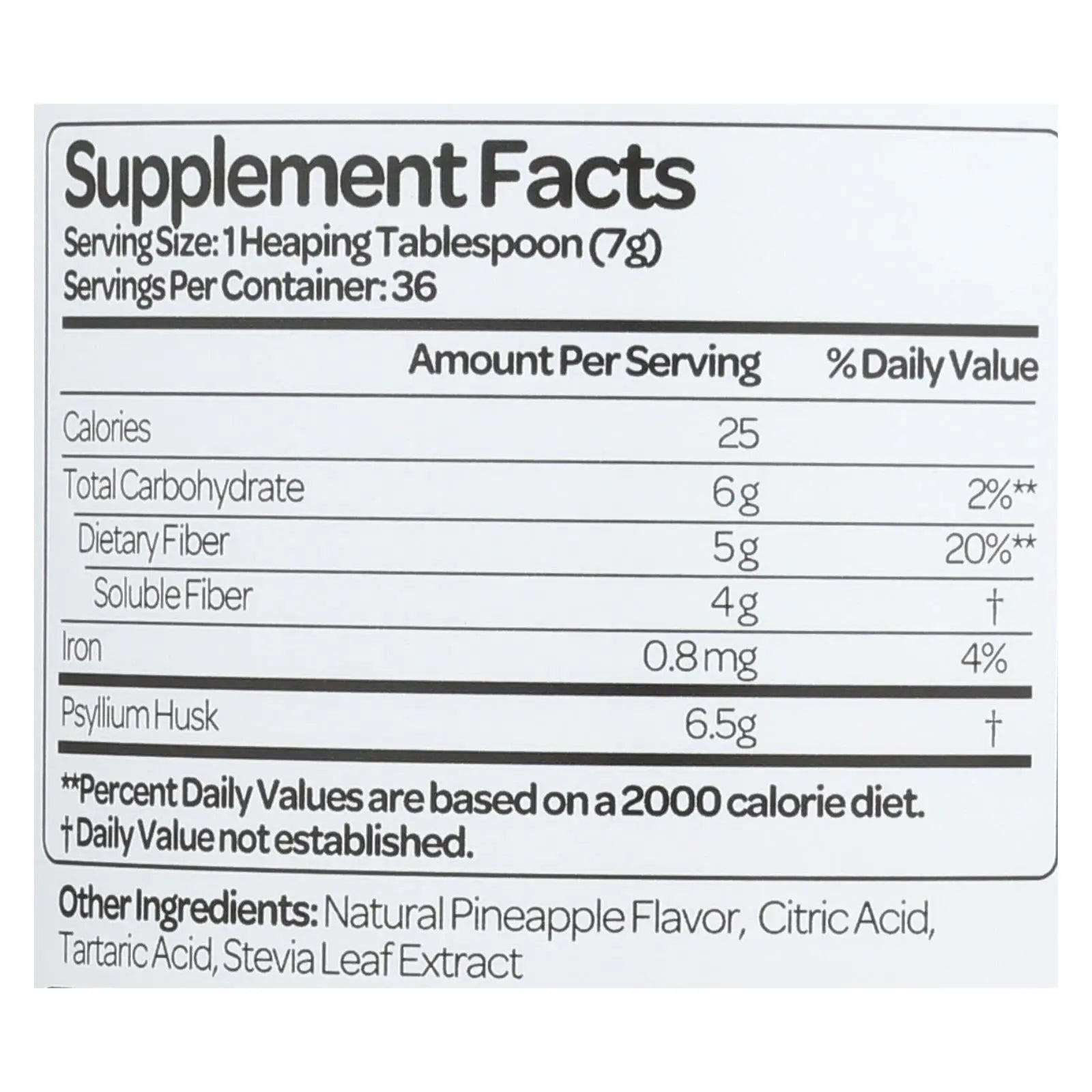 Health Plus - Colon Cleanse - Pineapple Stevia - 9 Oz Health Plus