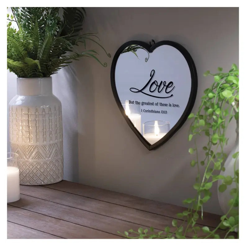 Heart Mirror Love 1 Cor. 13:13 Sm Dicksons Inc