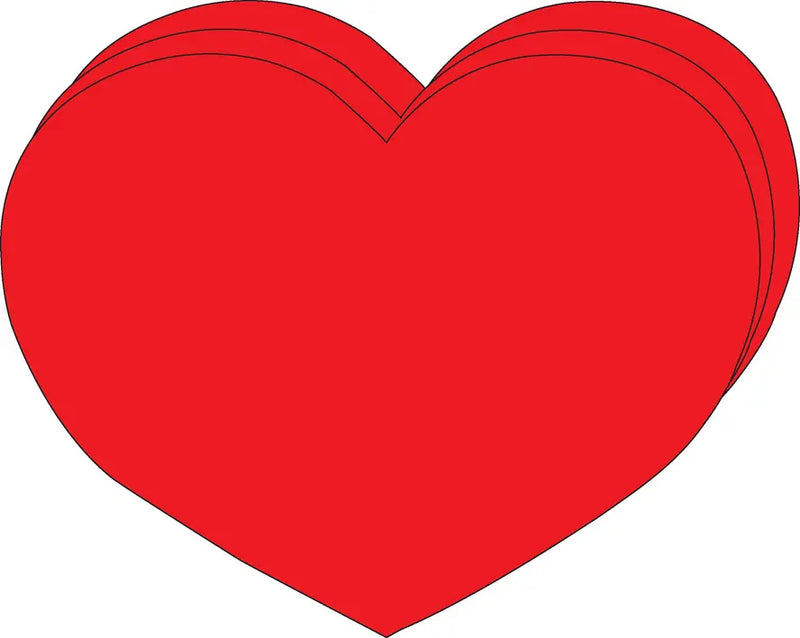 Heart Single Color Super Cut-Outs Creative Shapes