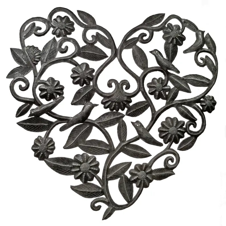 Heart of Vines with Birds Le Primitif Galleries