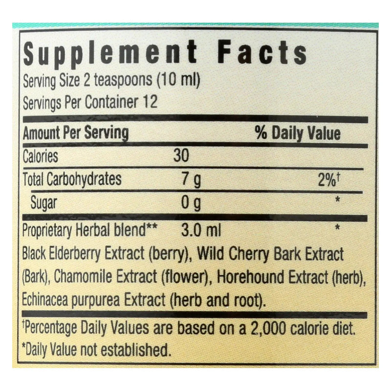 Herbs For Kids Eldertussin Elderberry Syrup - 4 Oz Herbs For Kids
