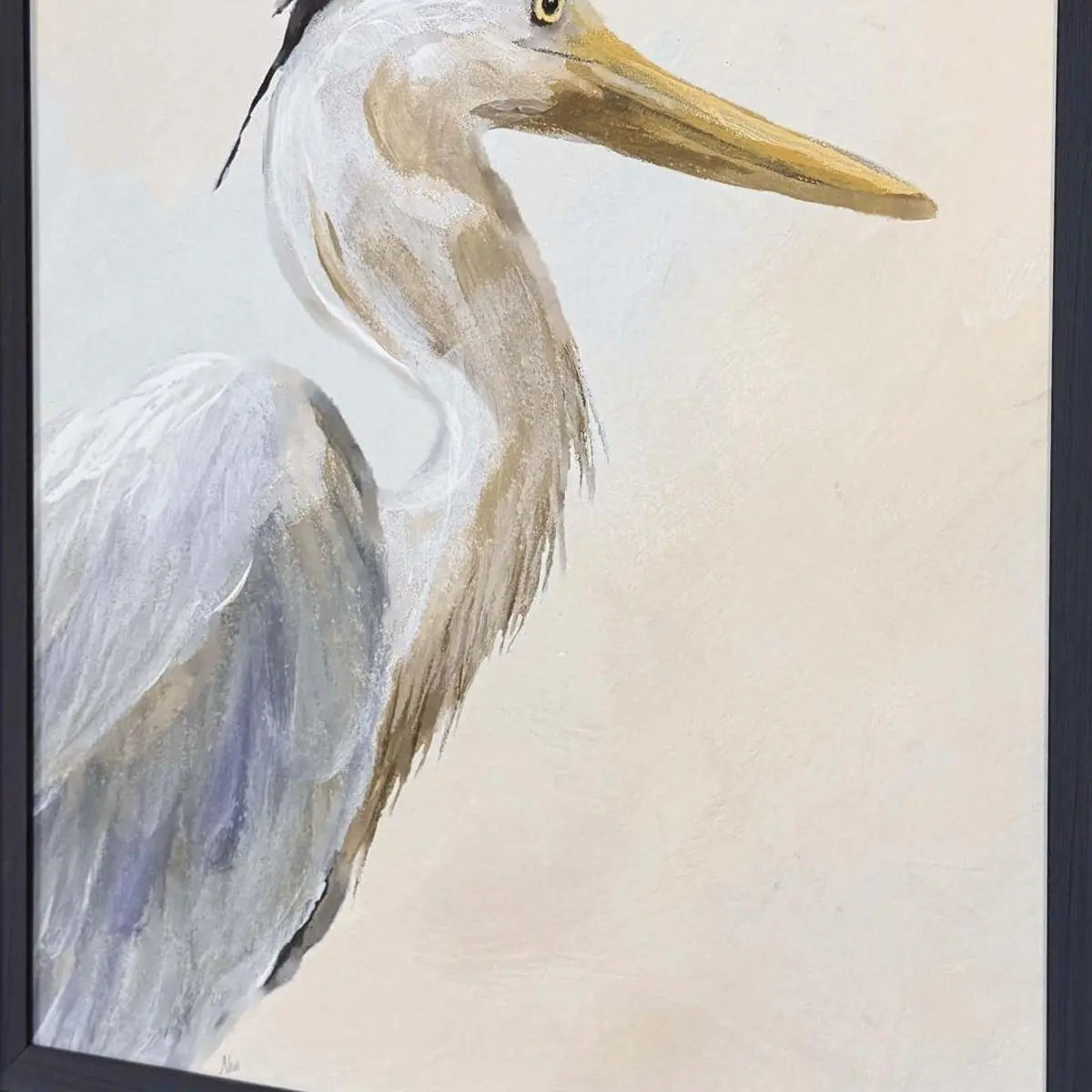 Heron Haven I White Framed Wall Art Homeroots Home Decor