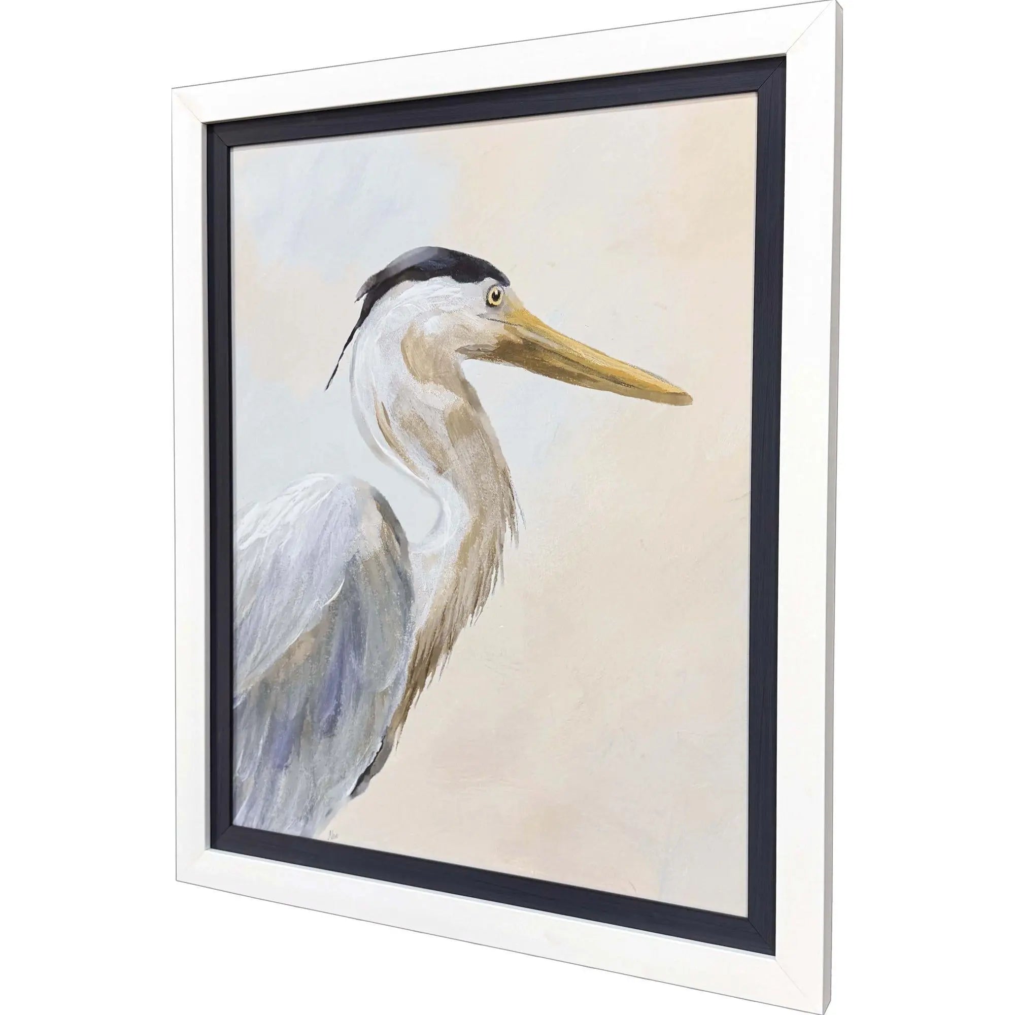 Heron Haven I White Framed Wall Art Homeroots Home Decor