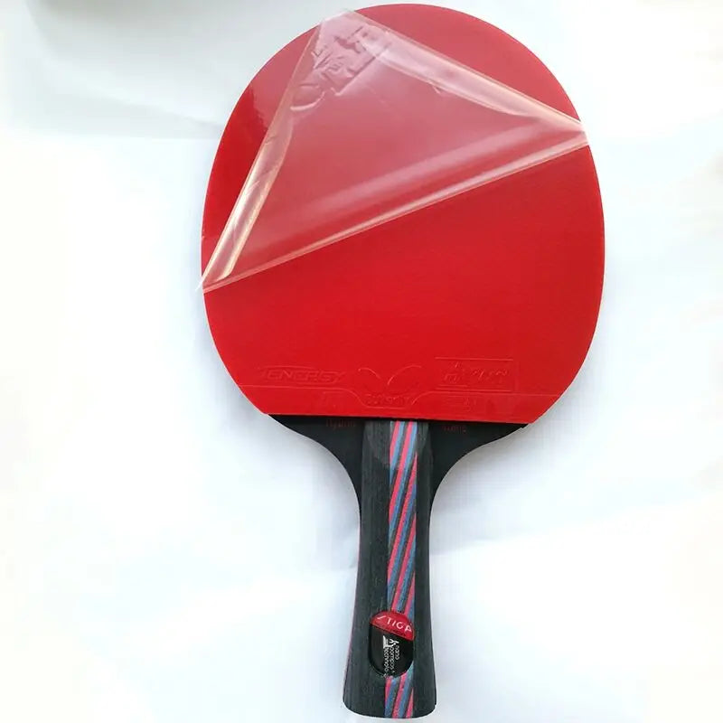 Professional Hybrid wood 9.8 table tennis racket with brand pimples in table tennis rubber FL handle CS handle ping pong bat