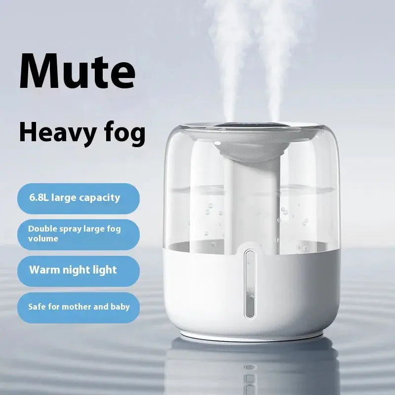 High Quality Factory Wholesale Smart Home Products 3.8L Double Water Mist Spray Smart Air Humidifier With Wholesale Price GreatEagleInc