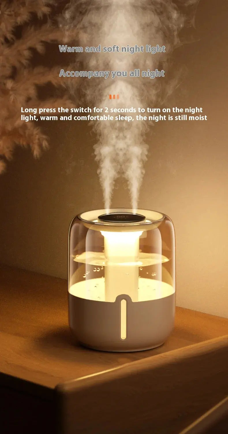 High Quality Factory Wholesale Smart Home Products 3.8L Double Water Mist Spray Smart Air Humidifier With Wholesale Price GreatEagleInc