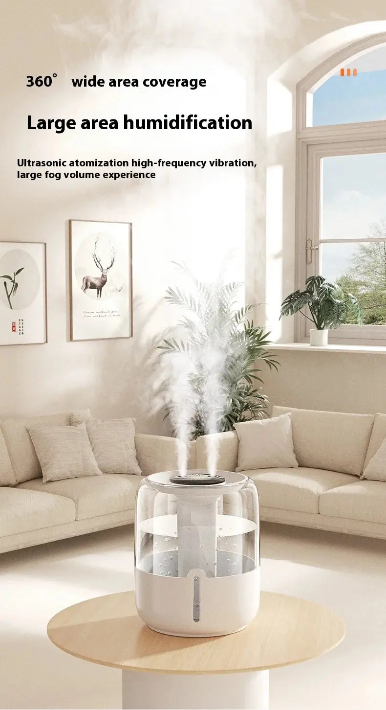 High Quality Factory Wholesale Smart Home Products 3.8L Double Water Mist Spray Smart Air Humidifier With Wholesale Price GreatEagleInc