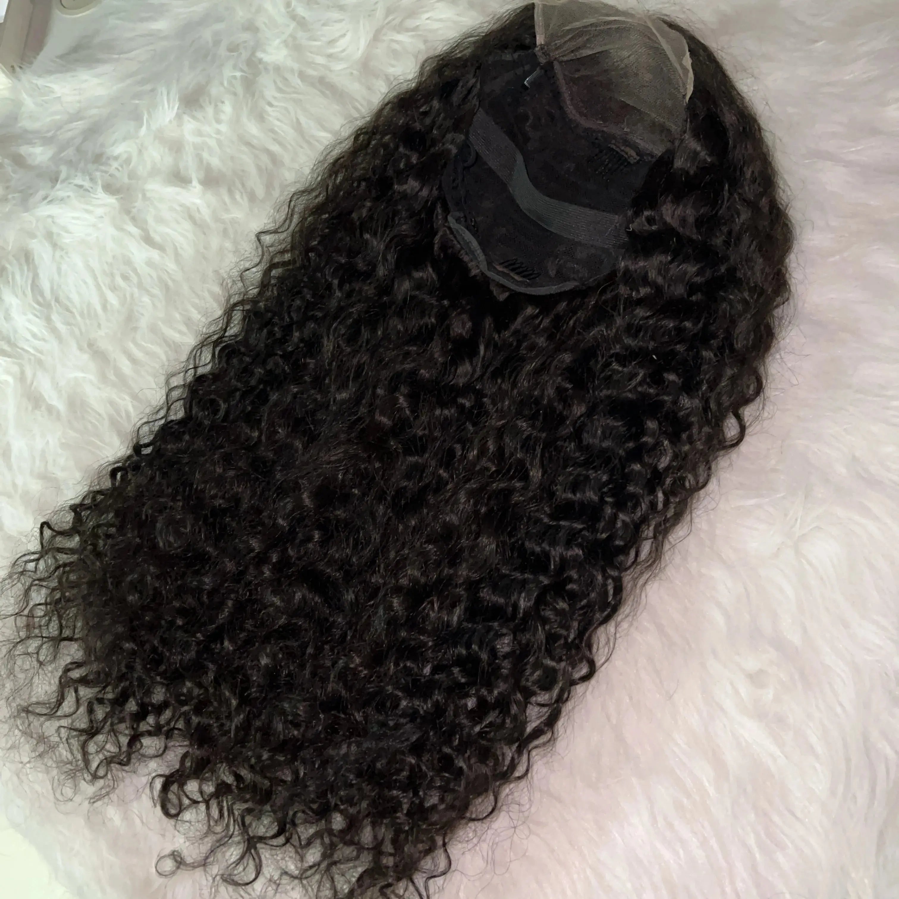 High Quality HD Pre Plucked 13X4 Curly Wig Glueless Lace Frontal  Hair wholesale Vietnamese Hair GreatEagleInc