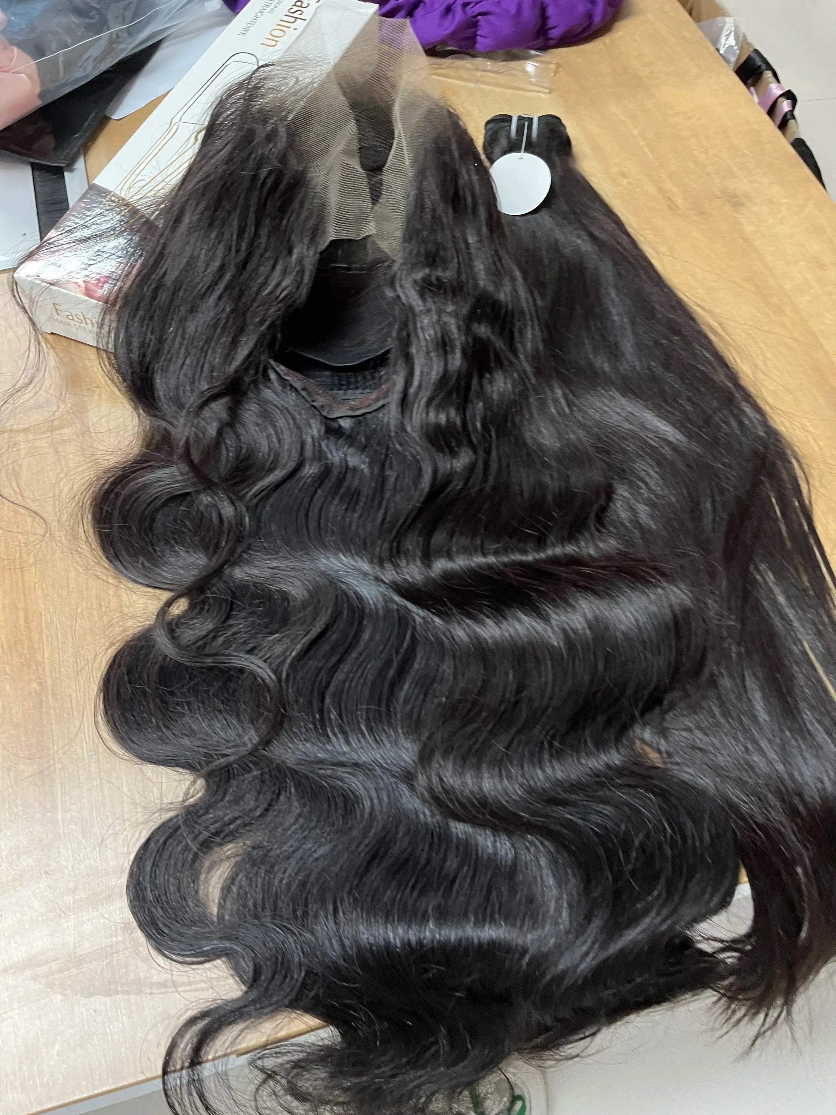 High Quality HD Pre Plucked 13X4 Curly Wig Glueless Lace Frontal  Hair wholesale Vietnamese Hair GreatEagleInc