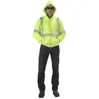High Visibility ANSI Class 3 Lime Fleece MUTUAL INDUSTRIES INC.