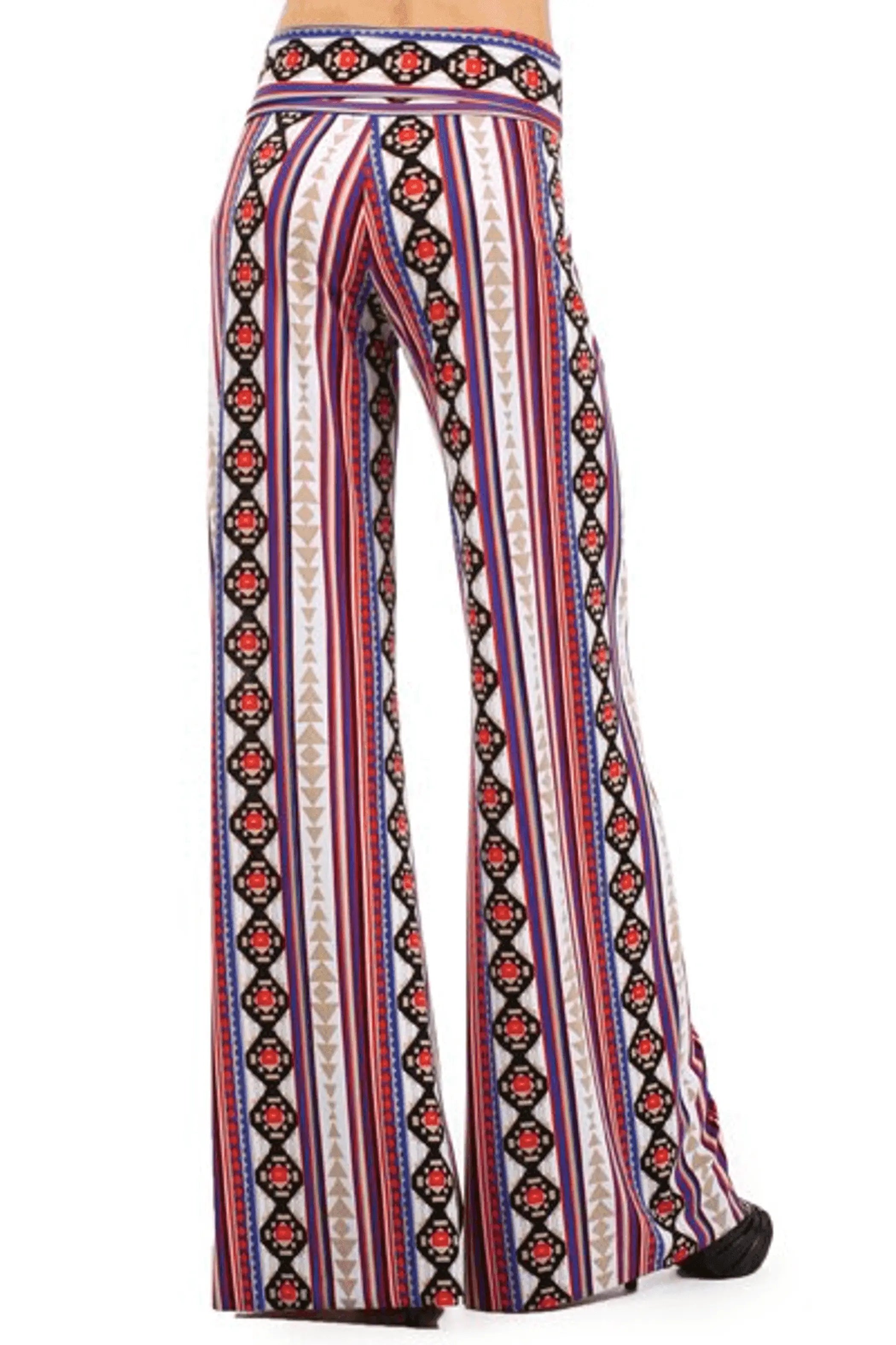 High Waist Ethnic Printed Palazzo Pants SurelyMine