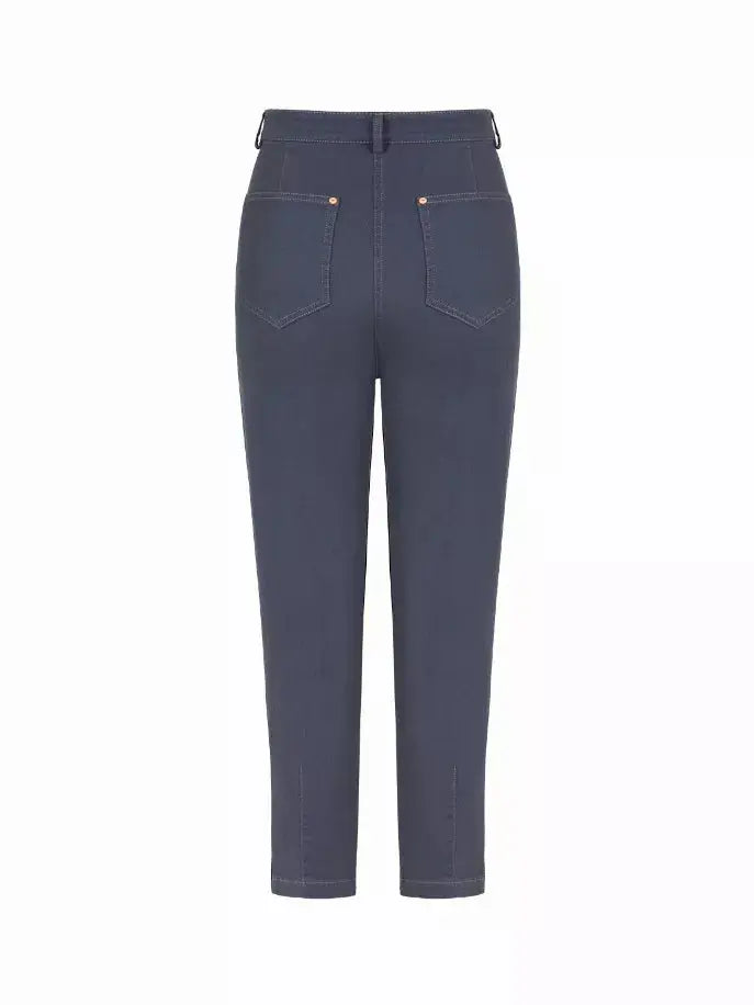 High-Waisted Mom Denim Pants Nocturne