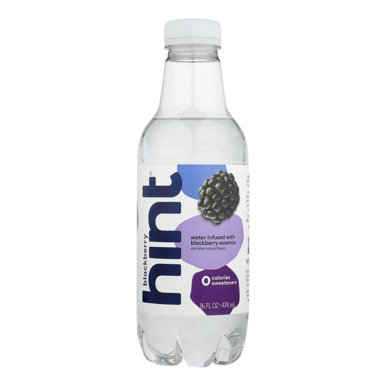 Hint Blackberry Water - Blackberry - Case Of 12 - 16 Fl Oz. Hint