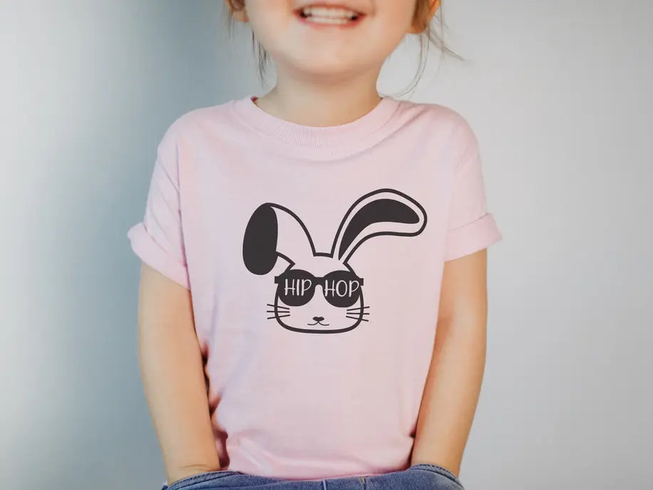 Hip Hop Bunny Easter Shirt for Kids Stiles Tee