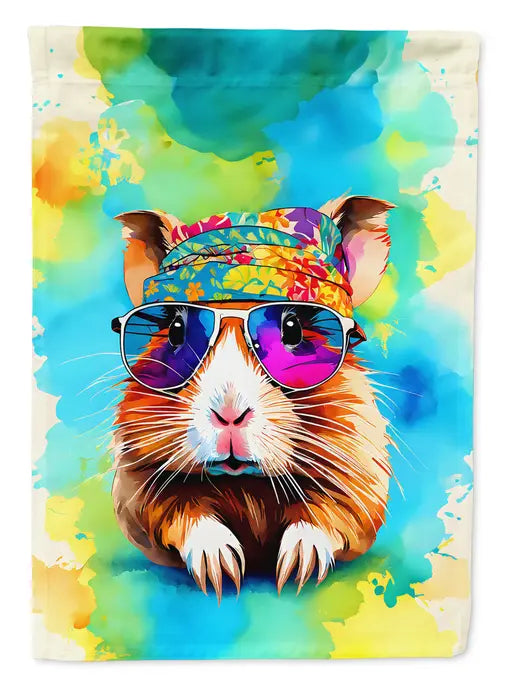 Hippie Animal Guinea Pig House Flag Caroline's Treasures