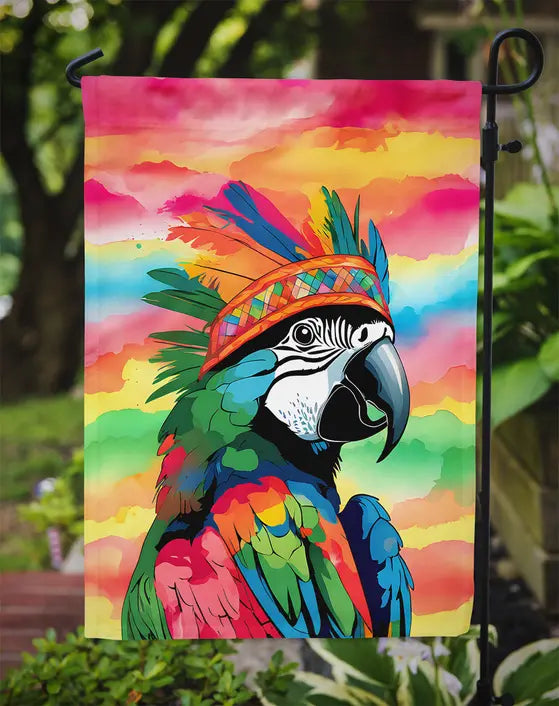 Hippie Animal Parrot Garden Flag Caroline's Treasures